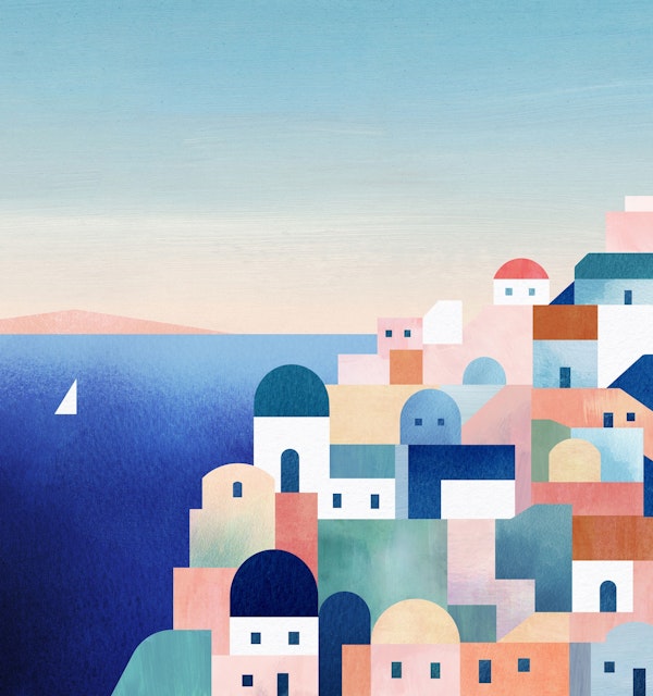 Santorini Minimalism