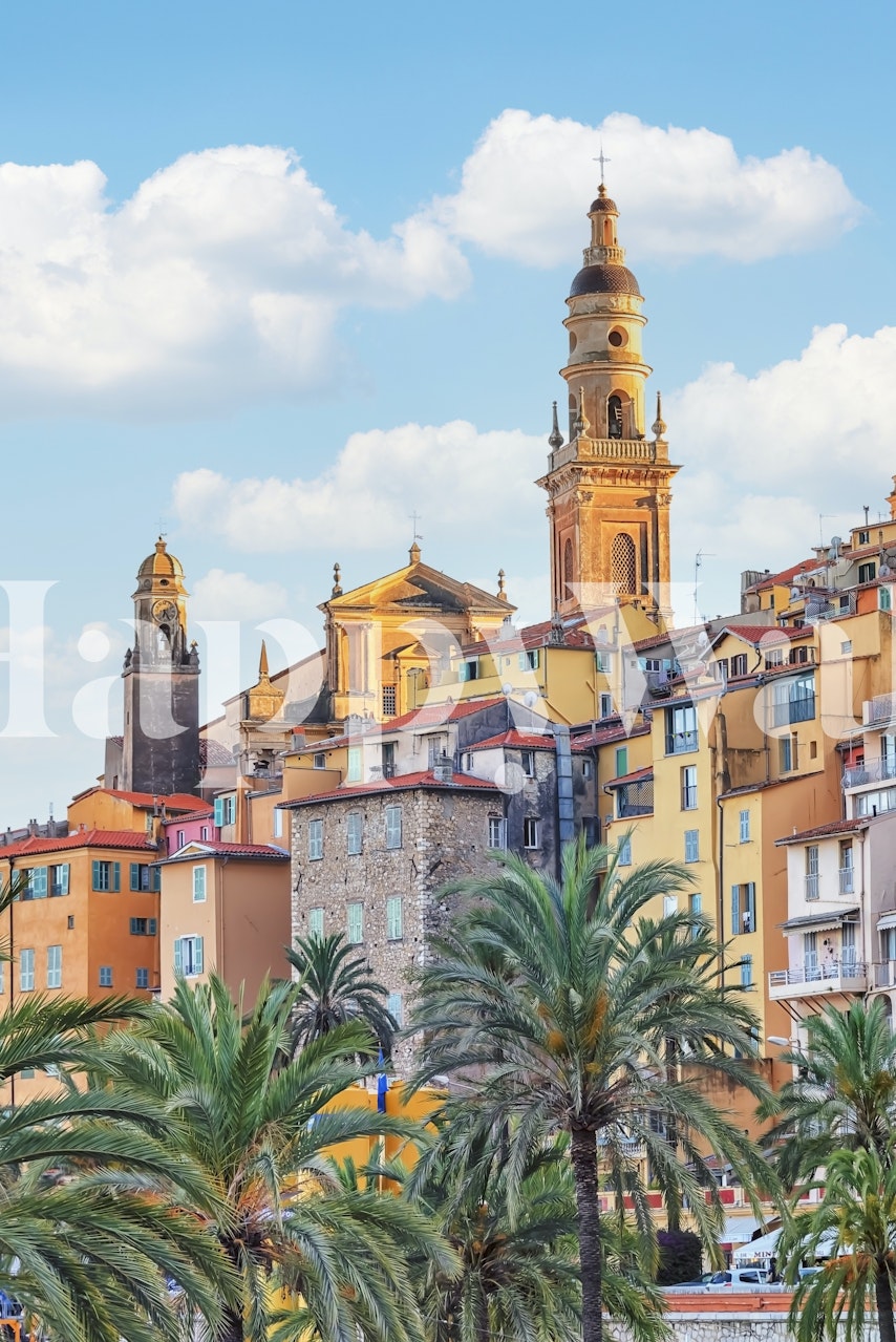 Menton Architecture wallpaper in a room