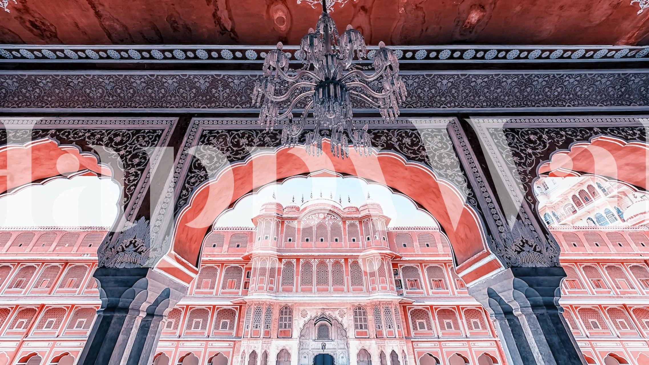 Indian Style wallpaper in a room