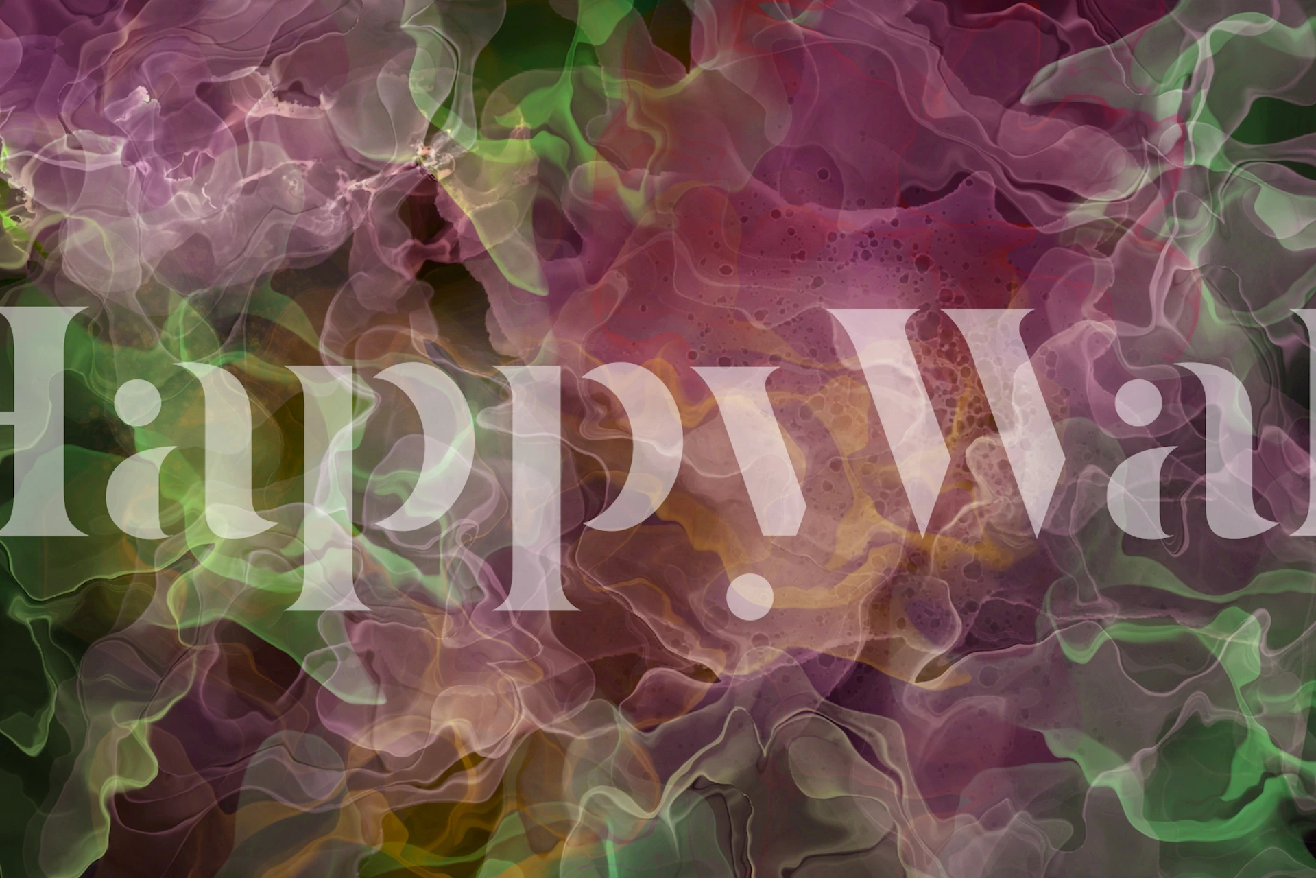 Carta da parati Magic Alcohol Ink 3 mostrata in una stanza