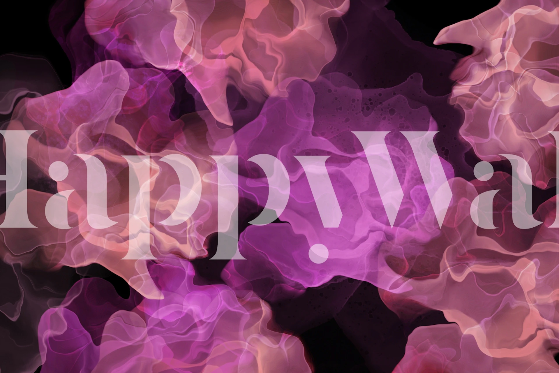 Magic Alcohol Ink 4 papel de parede em um quarto