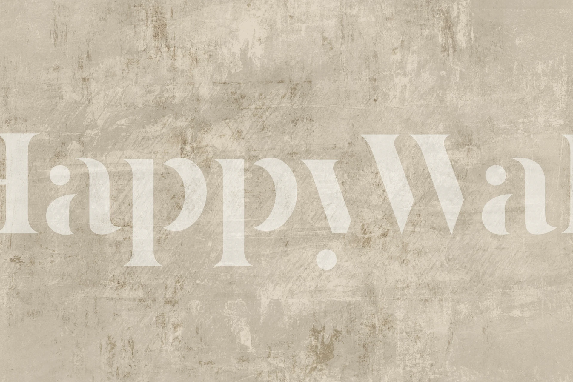 Neutral Grunge tapet i et rum