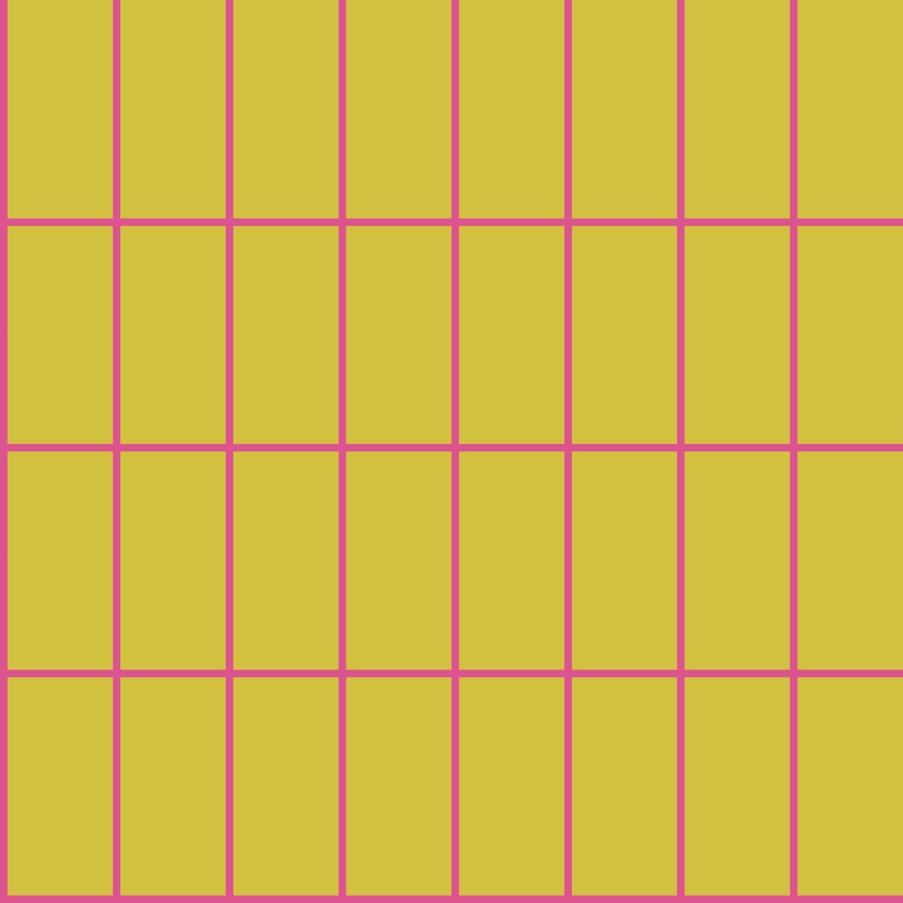 Buy Simple Tiles Yellow Pink Wallpaper | Happywall.com