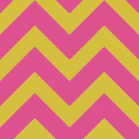 70s Full Chevron - Empire Yellow / Hot Pink tapete