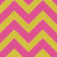 70s Full Chevron - Empire Yellow / Hot Pink