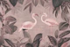 Vintage Flamingo Oasis And Old Typography