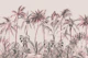 Tropical Island Palm Cove Pastel Pink