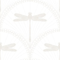 Glam Dragonfly Ivory papiers peint