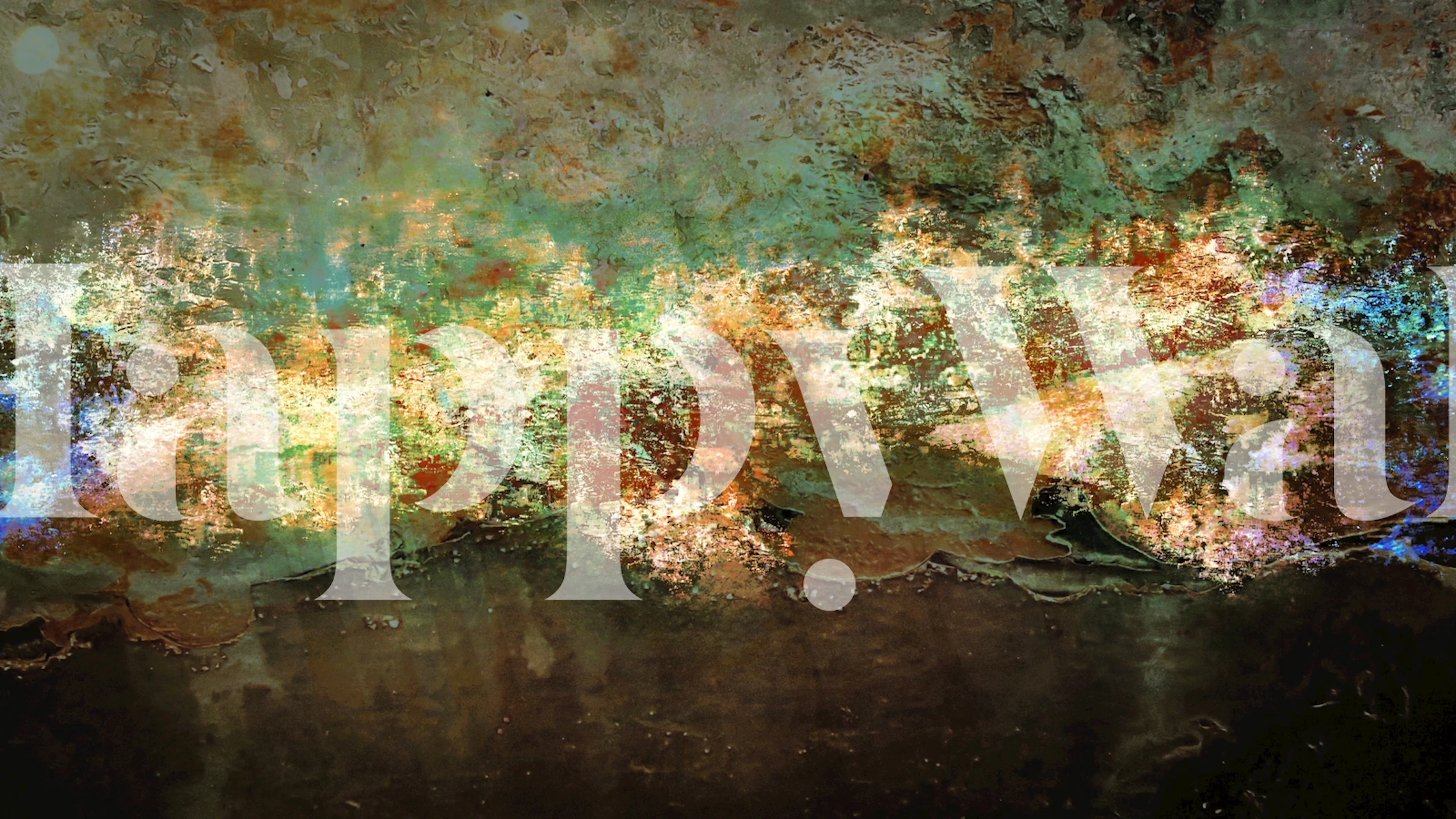 Industrial Metal tapet i et rom