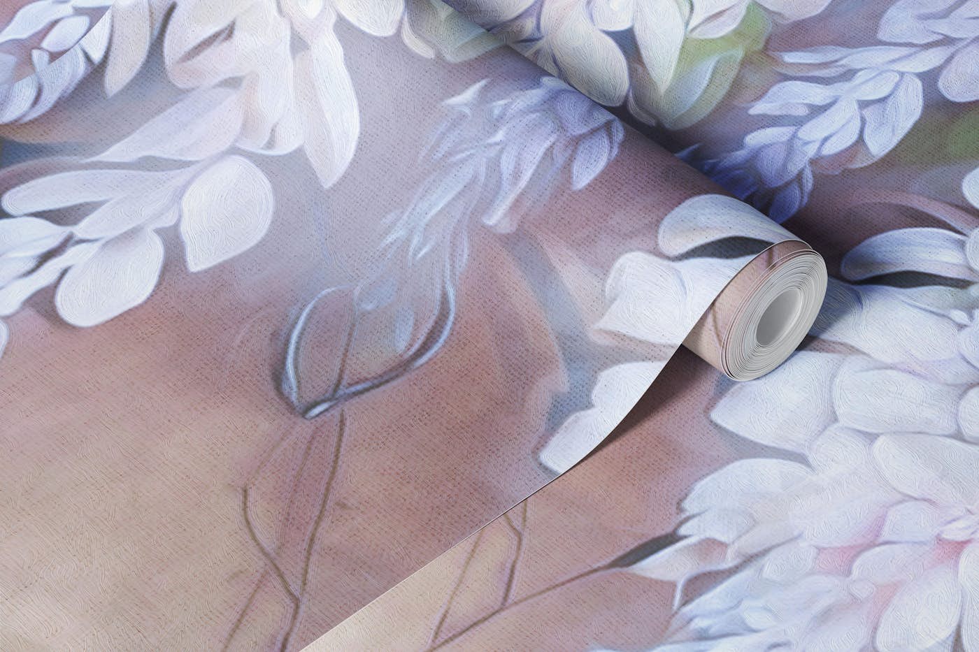 floral wisteria wall wallpaper roll