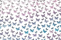 Dreamy Iridescent Butterfly Pattern 2 behang