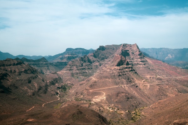 Canary Island Volcanic Mountain View 1