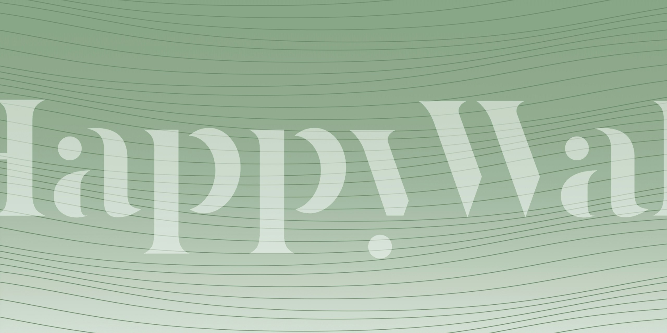 Mid Wave Green Tapet I Et Rom