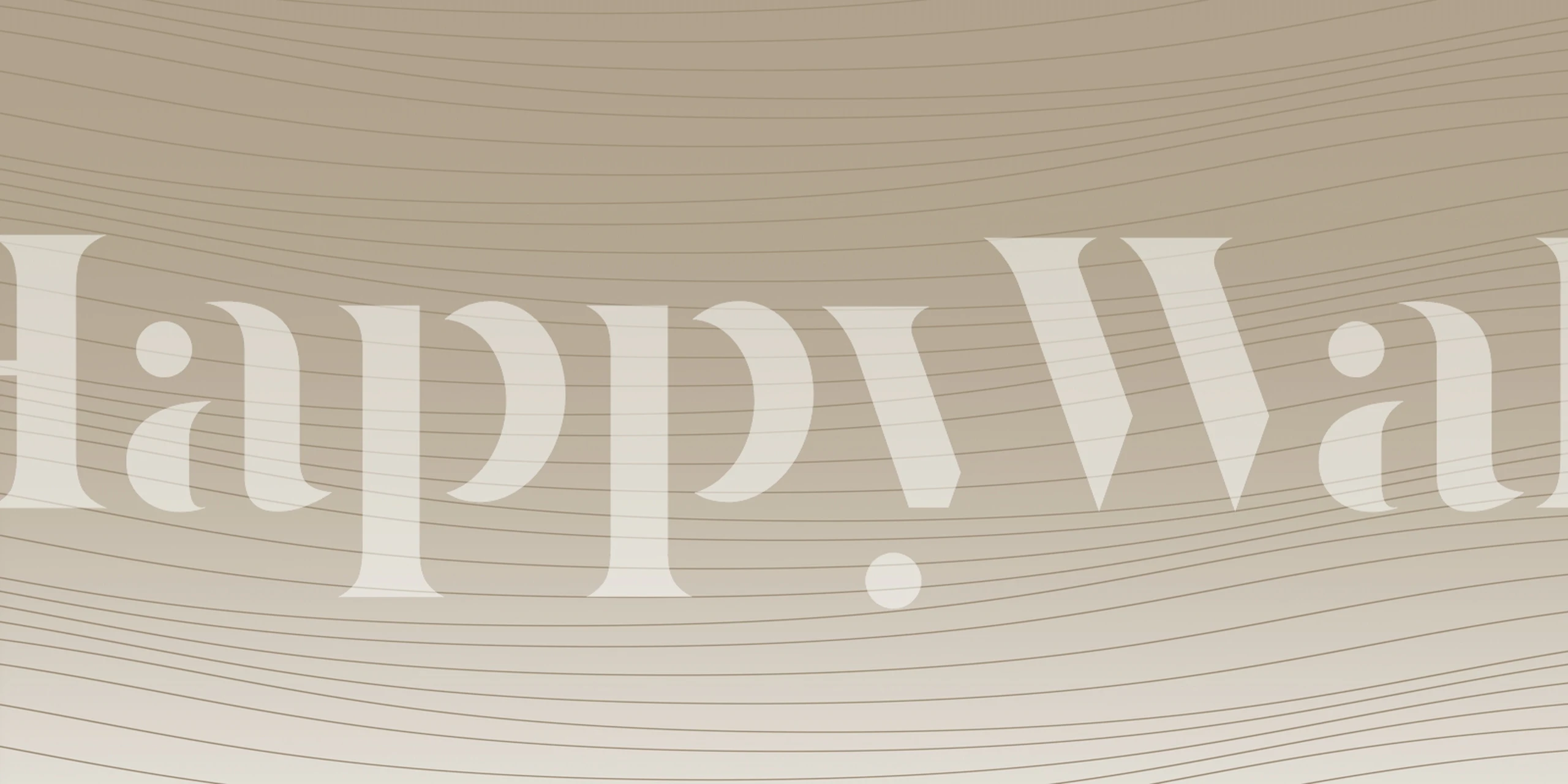 Mid Wave Beige Wallpaper In A Room