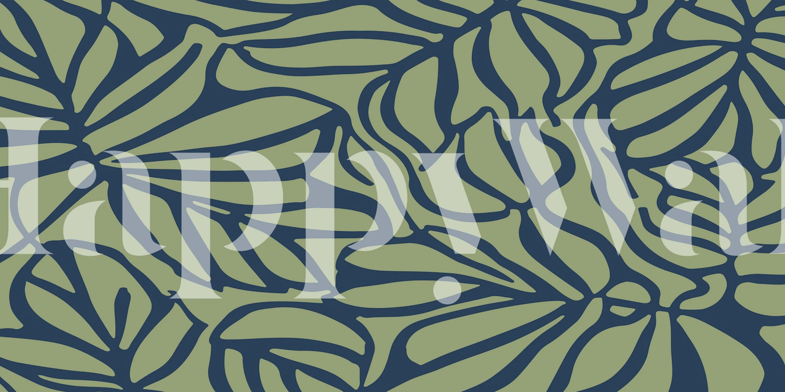 Floral Organic Brazil Tapet I Ett Rum