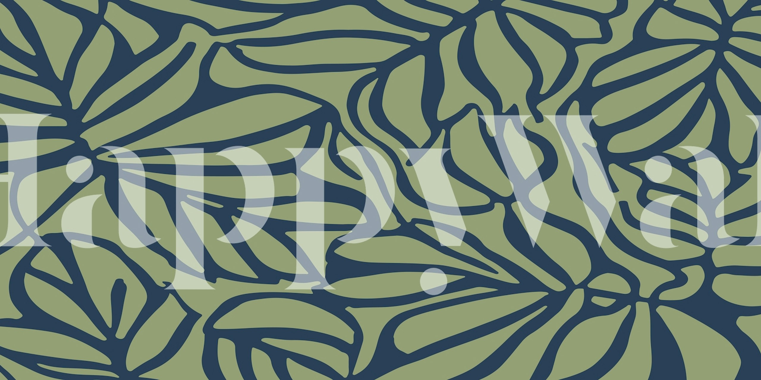 Floral Organic Brazil Tapet I Et Rom