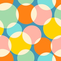 SOFT FOCUS Mid-Century Modern Abstract - Brights - Large ταπετσαρία