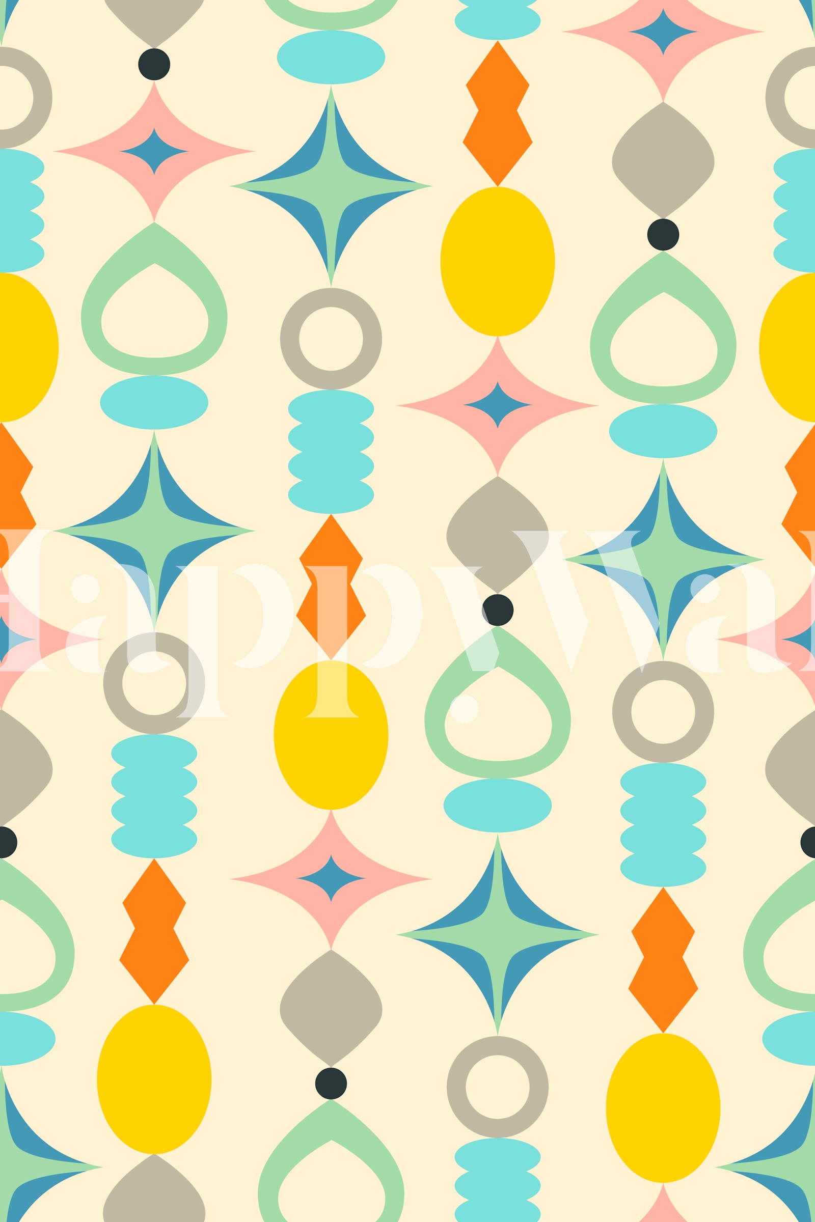 Buy Suncatchers Palm Springs Midcentury Modern Retro Wallpaper Happywall