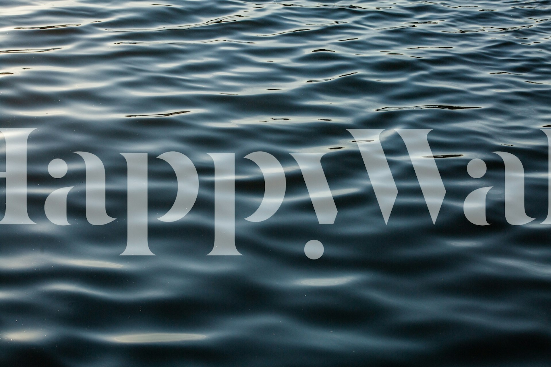 Dark blue water ripple texture wallpaper