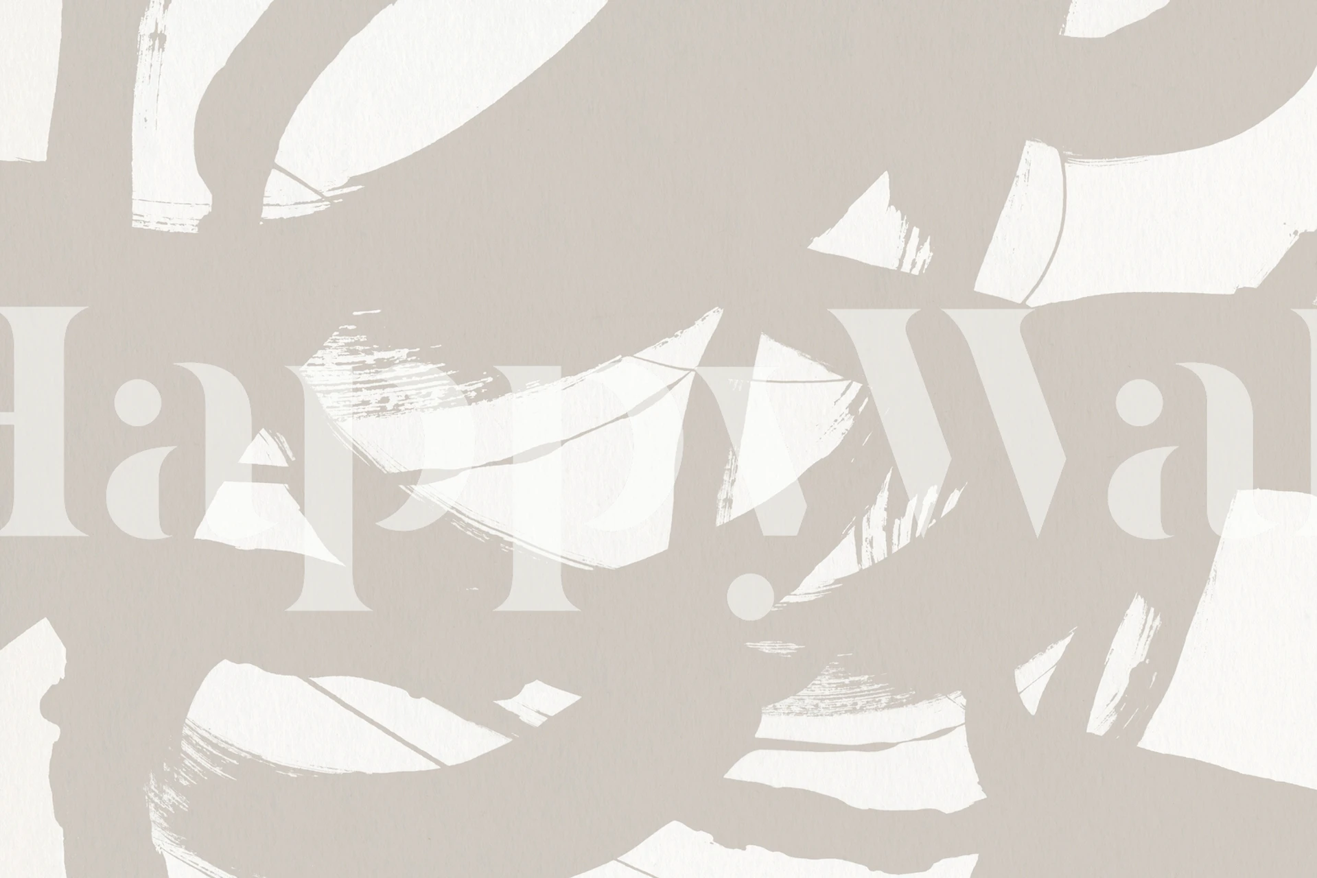 Brushstrokes 10X wallpaper design in a room