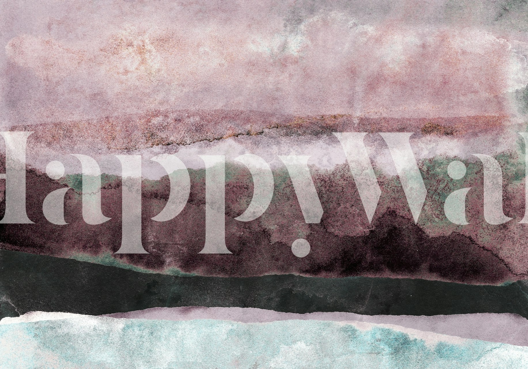 Watercolors 24 wallpaper in a room setting