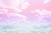 Dreamy Clouds 4 - Unicorn Colors tapet