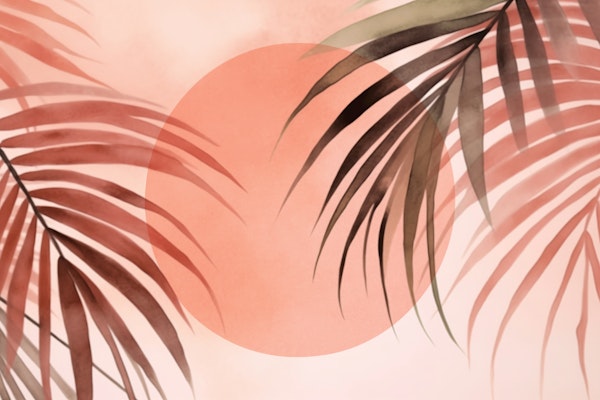 Tropical Paradise Sunset