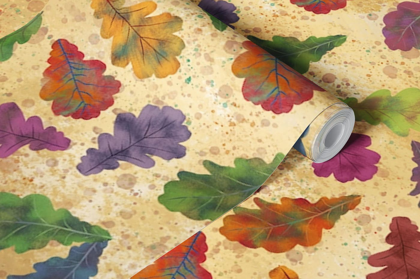 Colorful Autumn Leaves 2 wallpaper roll