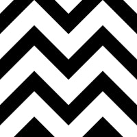 Full Chevron - Black and White papiers peint