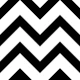 Full Chevron - Black and White