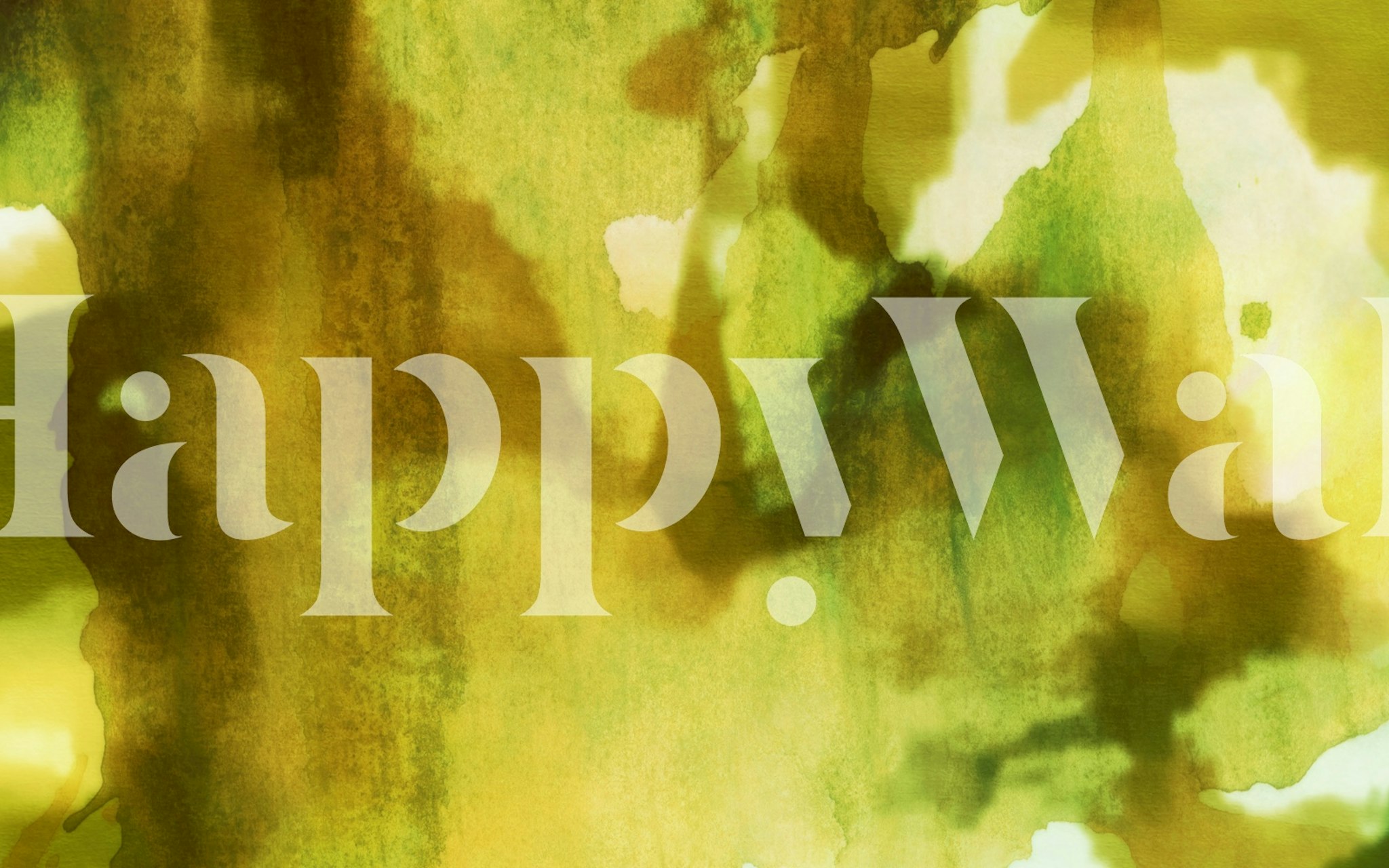 Cosmic Green wallpaper displayed in a room