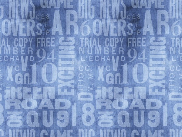 Blue Jeans Denim And Grunge Typography