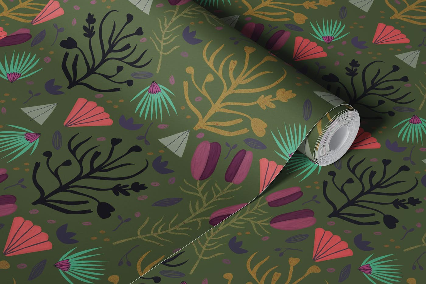 Fallen Fruit - Pattern wallpaper roll