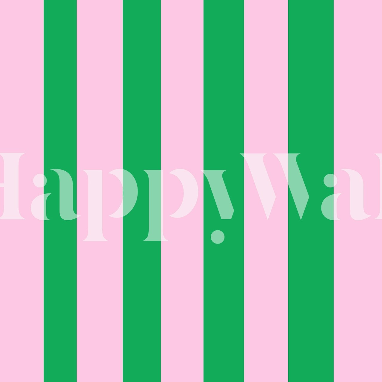 Rosa grün streifen wallpaper displayed in a room