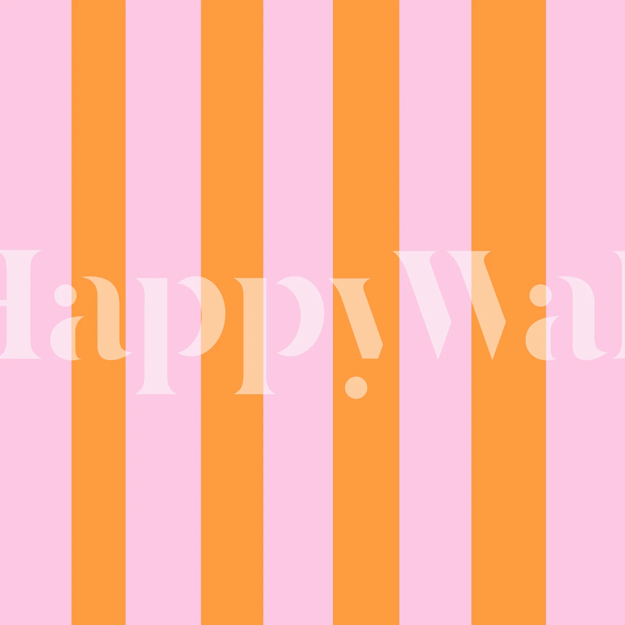 Apstraktni zidni mural s okomitim ružičastim i narančastim prugama za uređenje doma