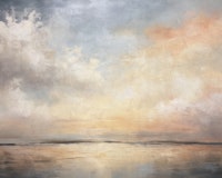 Painted Landscape Warm papiers peint