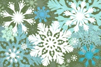 Snowflakes Magic (Blue) papiers peint