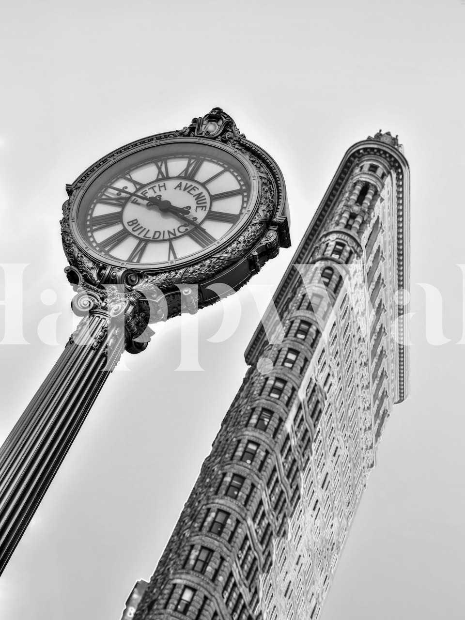 Late in Manhattan wallpaper in a room