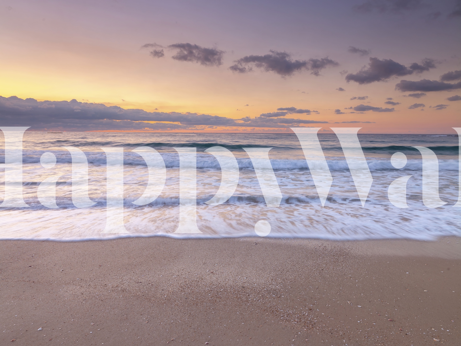 Ocean Sunset Beach Wallpaper