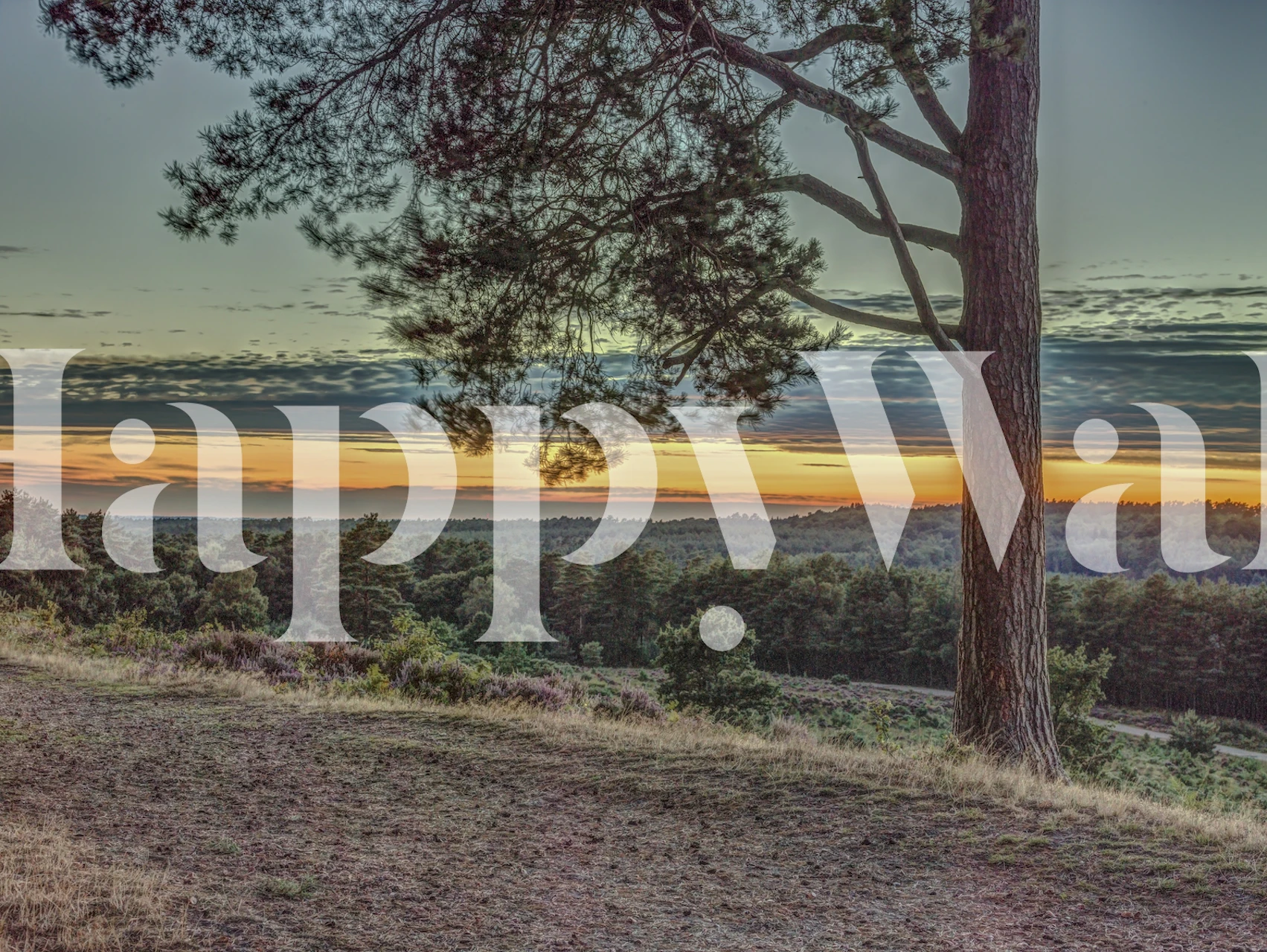 Tapeta Picturesque Landscape v pokoji