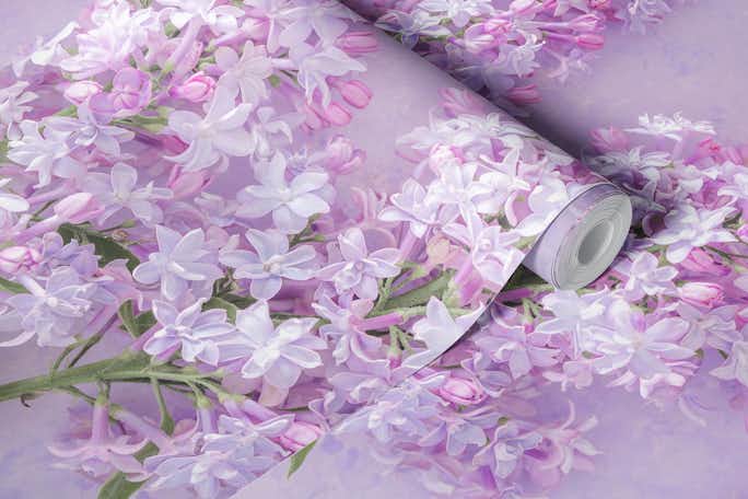 Lilac Blossomswallpaper roll