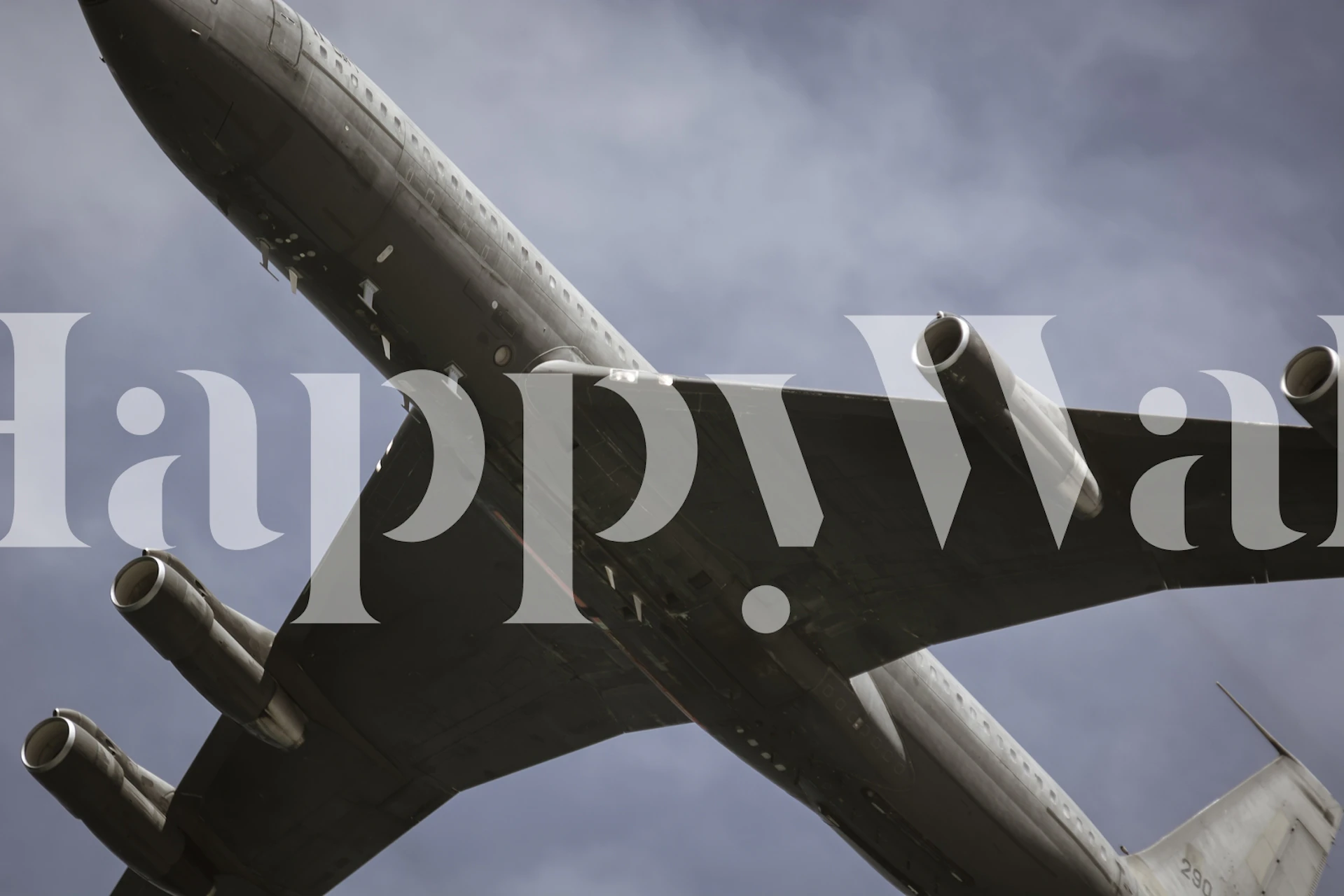 Vintage airplane design with dark gray tones wallpaper