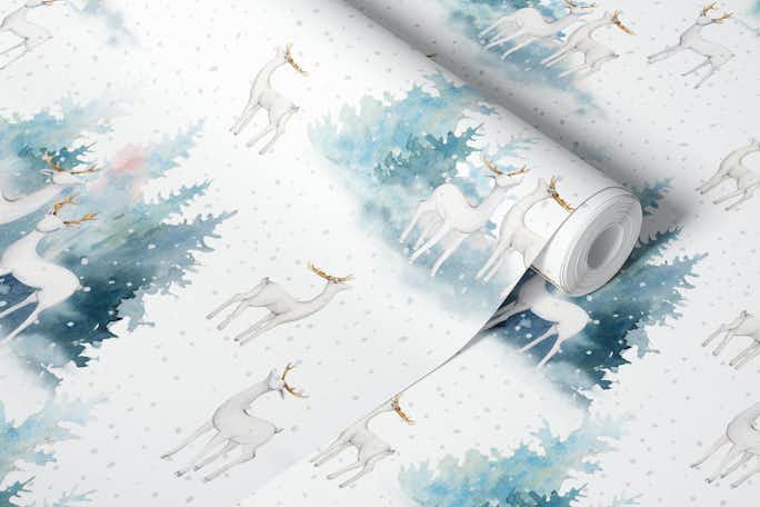 Snowy Winter Wonderlandwallpaper roll