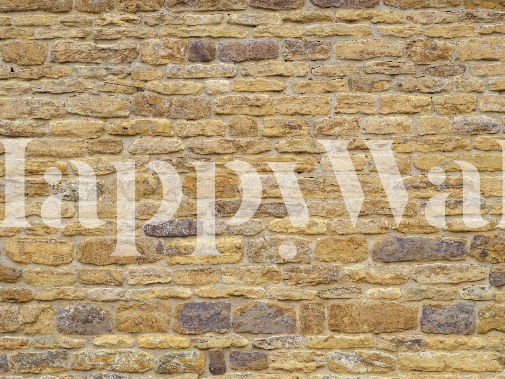 Textured stone wallpaper in earthy tones with brown and beige patterns