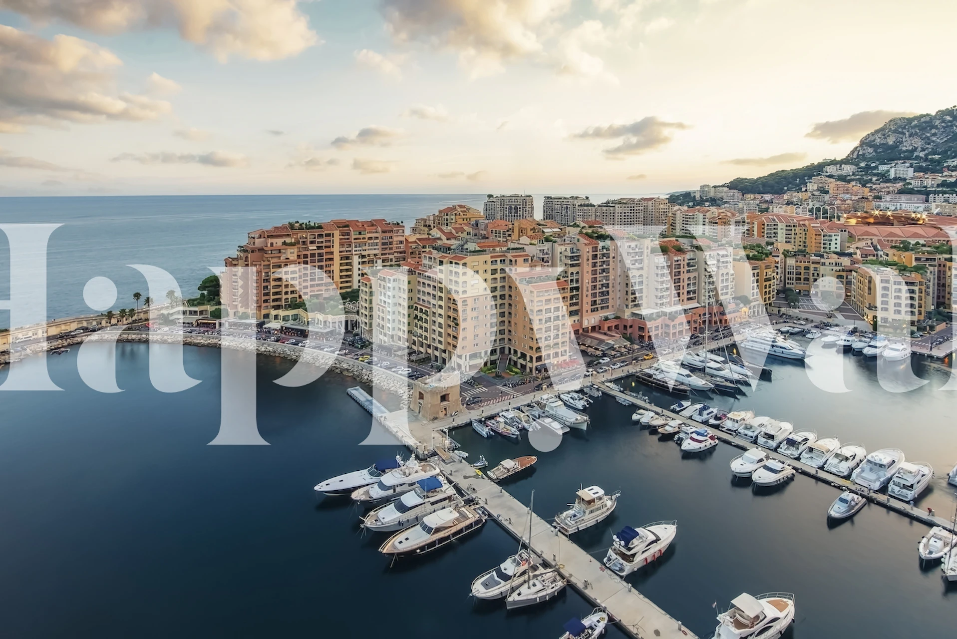 Fontvieille wallpaper displayed in a room