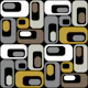 Retro Mod Ovals 15 B