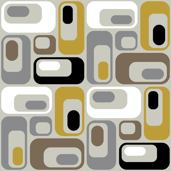 Retro Mod Ovals 15 A