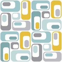 Retro Mod Ovals 09 ταπετσαρία