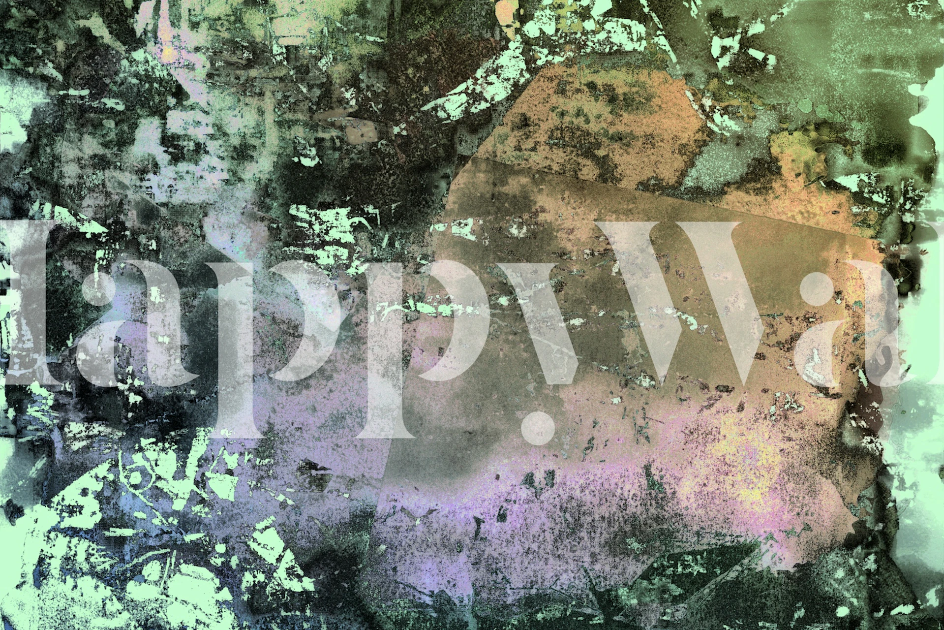 Japanese Ink Gemstone wallpaper in a room