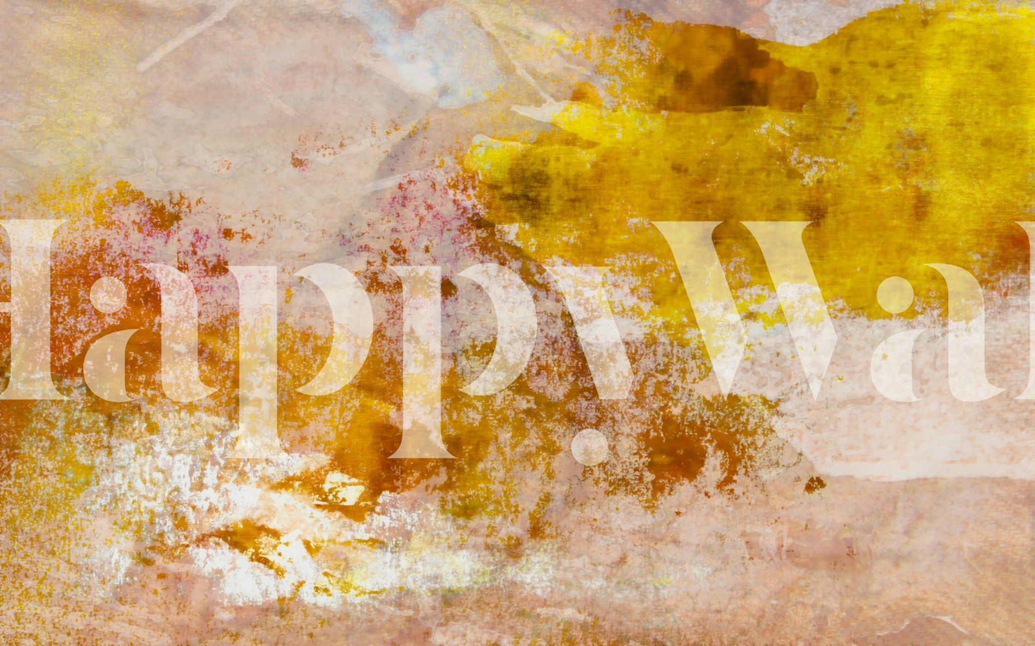 Muted Japandi Canvas behang in een kamer